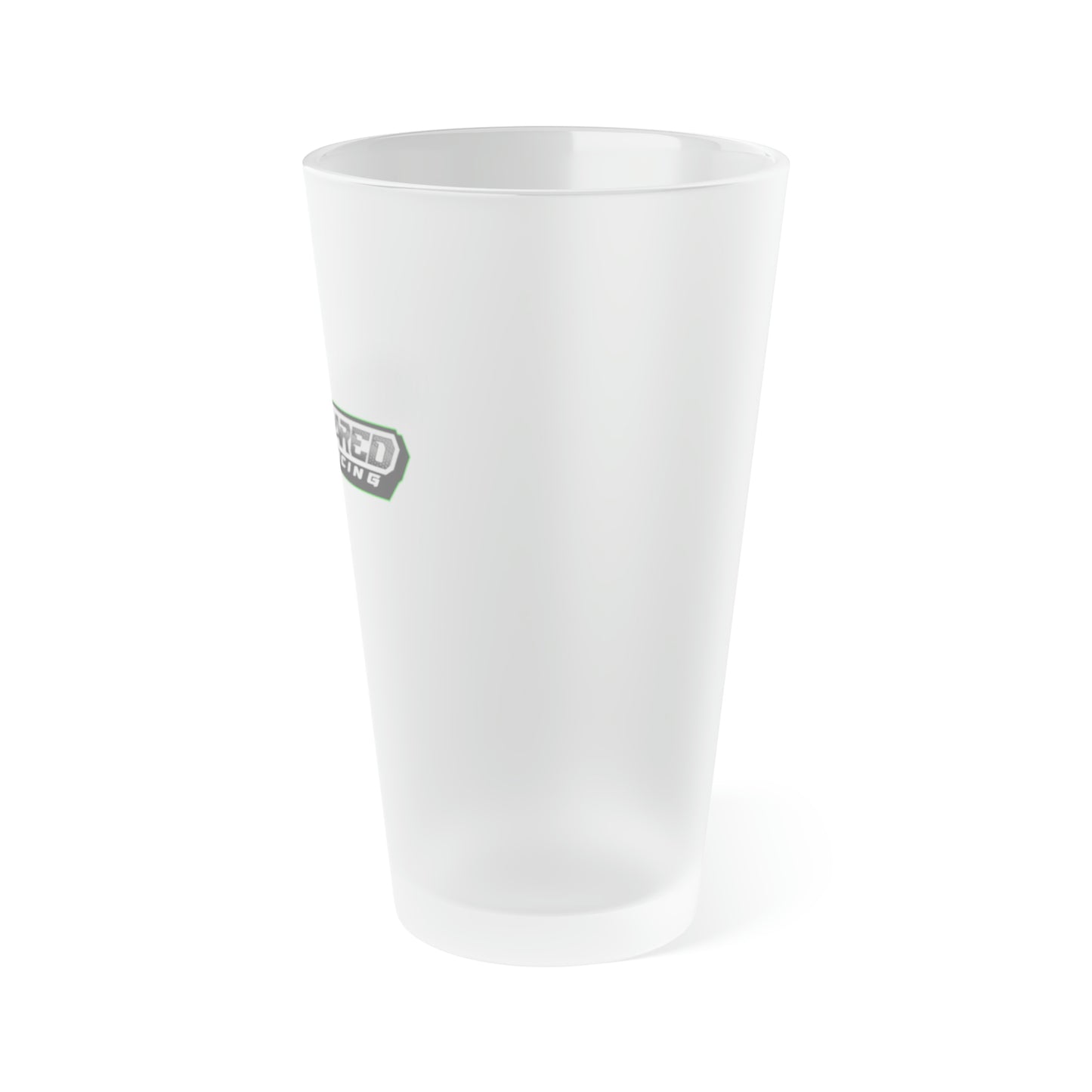 Bsquared Racing Frosted Pint Glass, 16oz