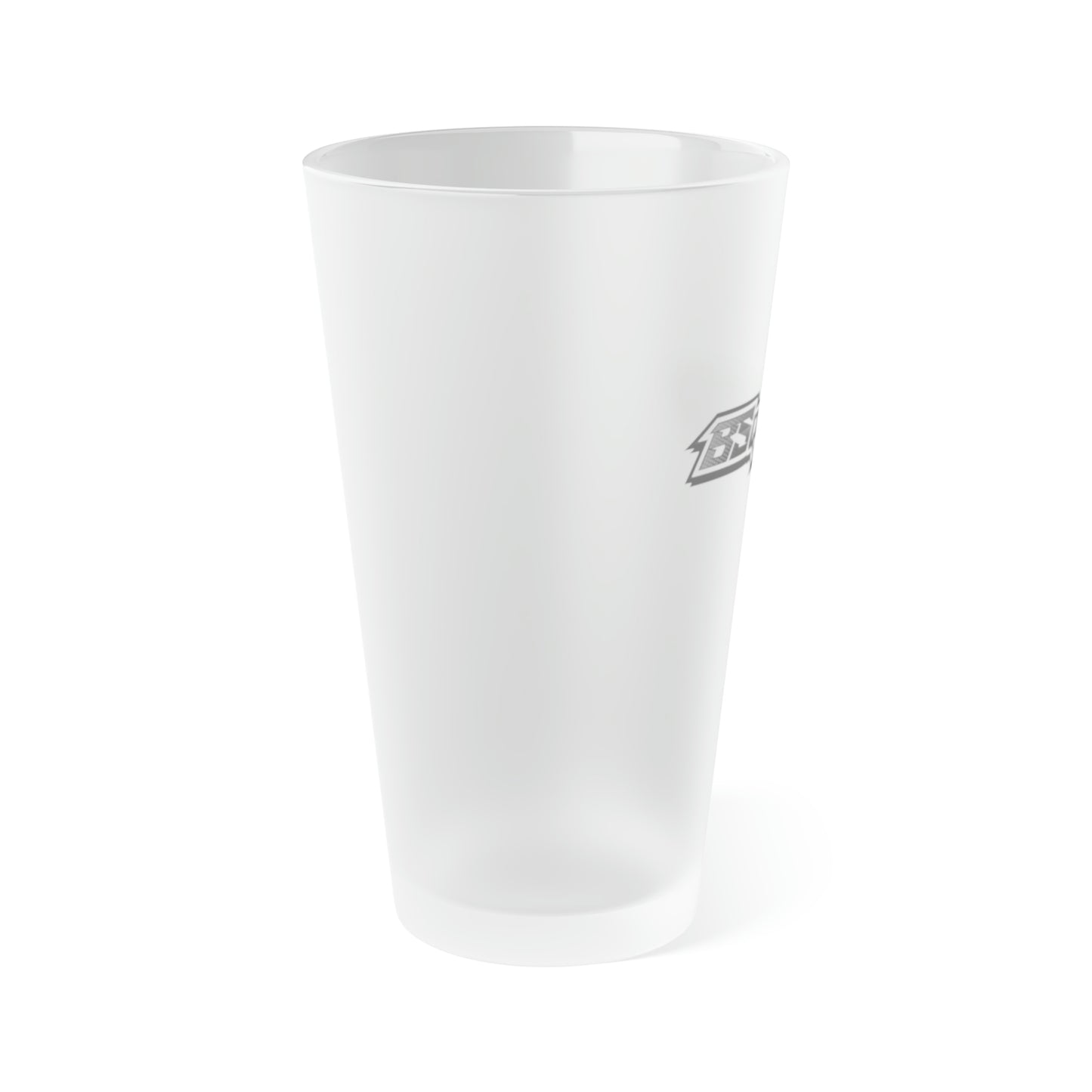 Bsquared Racing Frosted Pint Glass, 16oz